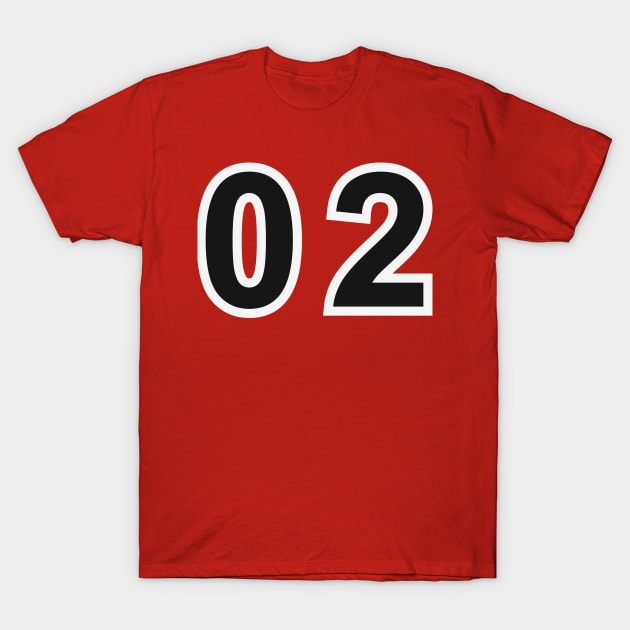 number 2 T-Shirt by Kopandavil